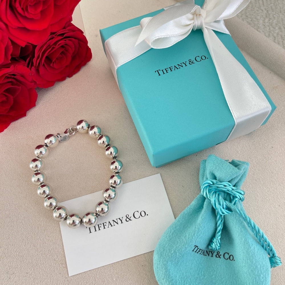 Tiffany Hardwear Ball Bracelet in Silver size 7” NEW $750 in Tiffany Blue Box - Picture 7 of 16